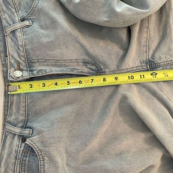 Rue+ Rue21 Denim Blue Jeans Womens Size 14 Straight Wide Leg Loose Fit - Picture 7 of 13